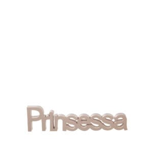 Träbokstäver Prinsessa Rosa