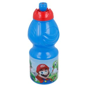 Super Mario Vattenflaska/Sportflaska 400ml Blå