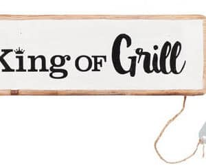 Skylt King of grill