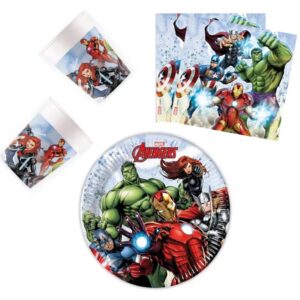 Kalaspaket till Barnkalas Avengers 36 delar 8-personer