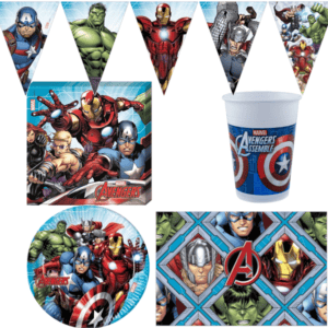 Kalaspaket Marvel Avengers 38 delar 8-personer