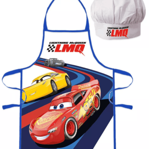 Kockkläder för Barn Förkläde & Kockmössa Disney Bilar / Cars Vit