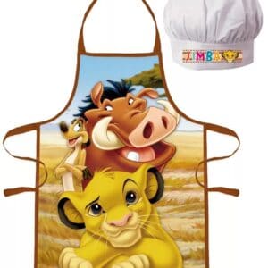 Kockkläder för Barn Förkläde och Kockmössa Disney Lejon Kungen