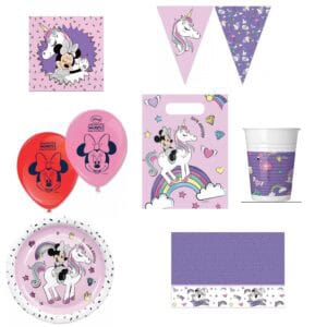 Kalaspaket till Barnkalas  Disney Mimmi 52 delar 6-pers