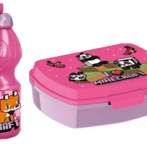 Matlåda och Vattenflaska Minecraft ROSA