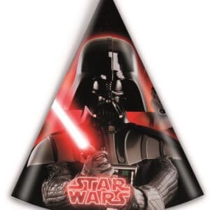 Darty Vader Partyhatt 6 Pack