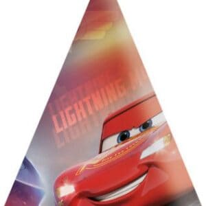 Bilar/Cars Partyhatt 6 Pack