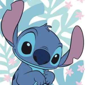 Badhandduk Lilo och Stitch Blad 70X140cm 100% bomull