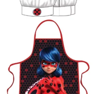 Kockkläder för Barn Förkläde och Kockmössa Miraculous ladybug