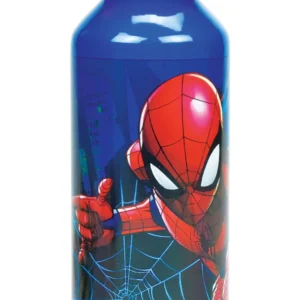 Spindelmannen Aluminium Vattenflaska/Sportflaska för Barn 520 ml