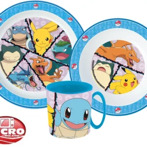 Måltidsset Pokemon 350ml mugg