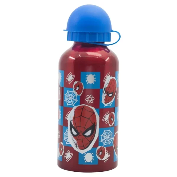 Spindelmannen Aluminium Vattenflaska/Sportflaska för Barn 400 ml