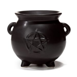 Pentagram Svart Aromalampa i Keramik