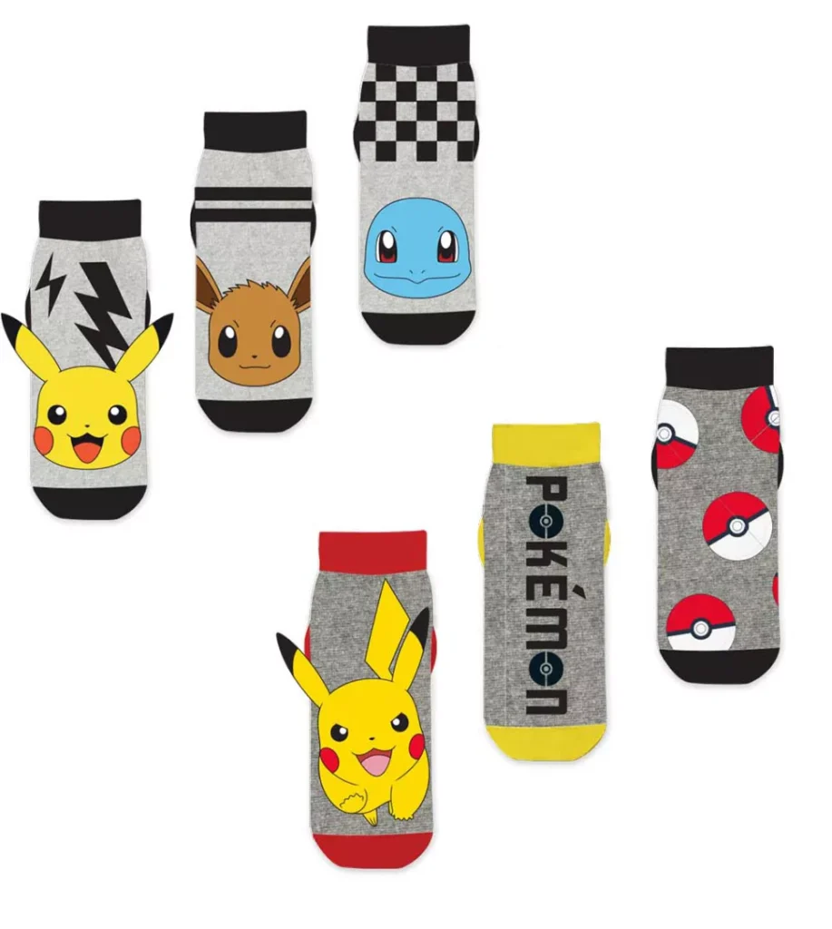 Pokemon strumpor 6-Pack 23-34