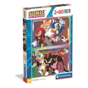 Sonic Pussel 2x60bitar Clementoni