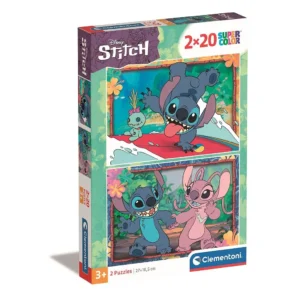Lilo och Stitch Pussel 2x20bitar Clementoni