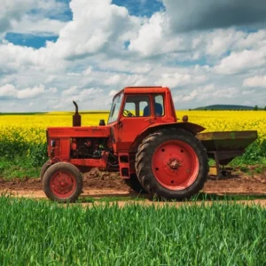 Handduk Traktor 30x50cm Gästhandduk 100% Bomull