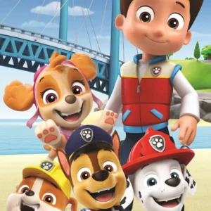 Paw Patrol Badhandduk 70x140 cm 100%Bomull