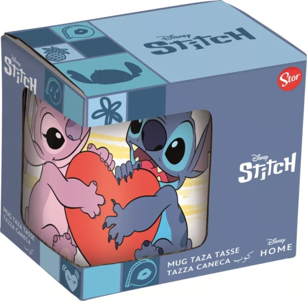 Disney Lilo och Stitch Hjärta porslinsmugg 235 ml - Bild 2