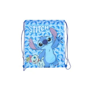 Disney Lilo och Stitch Blå sportväska, gympapåse 40 cm
