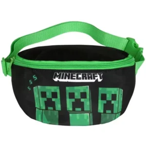 Midjeväska Minecraft Creeper Grön 22x14cm
