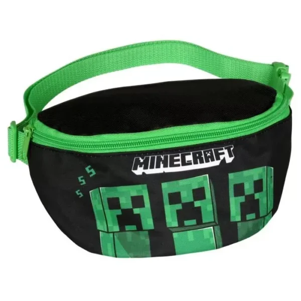 Midjeväska Minecraft Creeper Grön 22x14cm - Bild 2