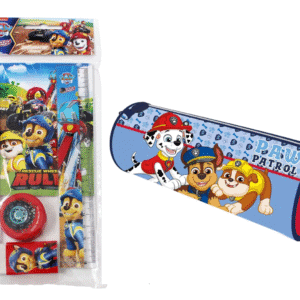 Skrivset i 5 Delar Paw Patrol Rescue Wheels med Pennfodral