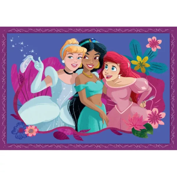 Disney Prinsessor 4-i-1 Pussel 12-24 bitar  Clementoni - Bild 3