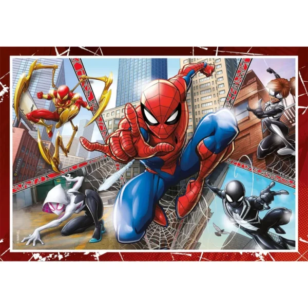 Marvel Spider-Man 4-i-1 Pussel 12-24 bitar  Clementoni - Bild 3