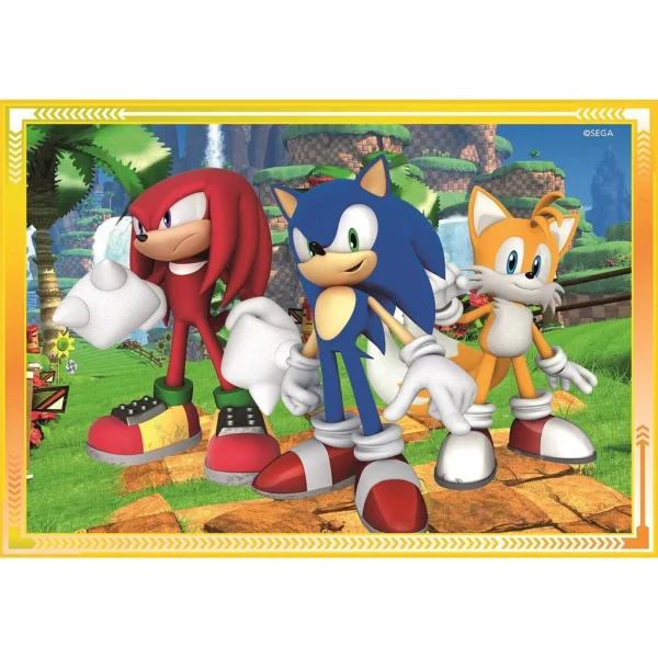 Sonic the Hedgehog 4-i-1 Pussel 12-24 bitar  Clementoni - Bild 2