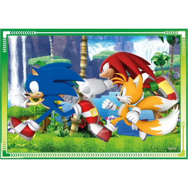 Sonic the Hedgehog 4-i-1 Pussel 12-24 bitar  Clementoni - Bild 4