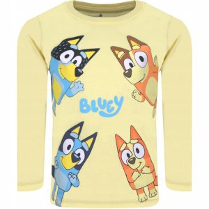 Bluey Let's Do Yellow barntröja med lång ärm 2 år / 92 cm