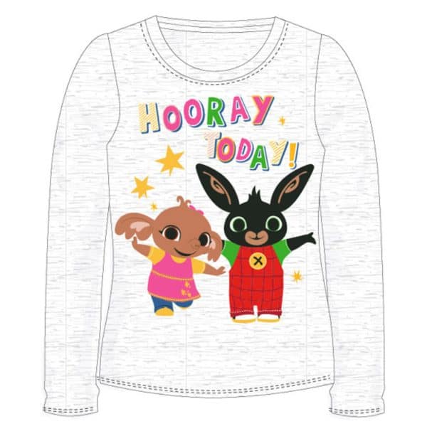 Bing Hooray grå långärmad tröja barn 5 år / 110 cm