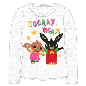 Bing Hooray grå långärmad barntröja 3 år / 98 cm