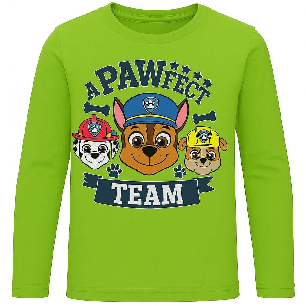 Paw Patrol Pawfect barnlång t-shirt, storlek 98 cm