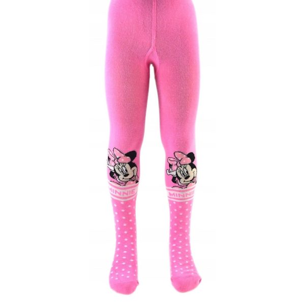 Disney Minnie prickiga rosa barnstrumpbyxor 6–7 år / 116–122 cm