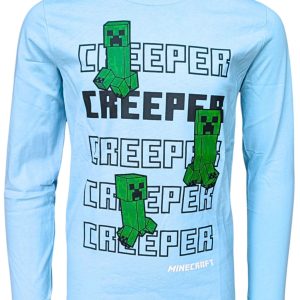 Minecraft Creeper barn tröja med lång ärm, storlek 12 år