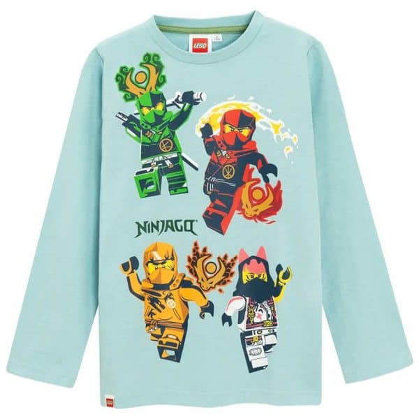 Lego Ninjago Battle Blue barntröja med lång ärm, storlek 3 år / 98 cm