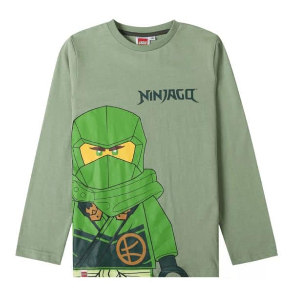 Lego Ninjago Battle Green barntröja med lång ärm 3 år / 98 cm