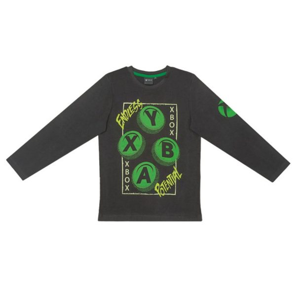 Xbox Endless Black långärmad t-shirt barn 8 år / 128 cm