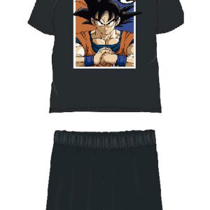 Dragon Ball Saiyan Black kort pyjamas för barn 8 år / 128 cm