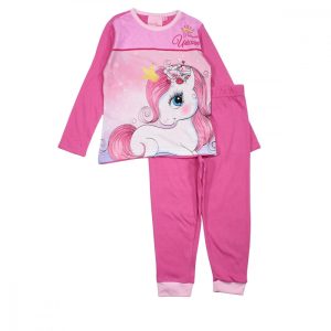 Enhörning Prinsessa Rosa barnpyjamas lång 3 år / 98 cm
