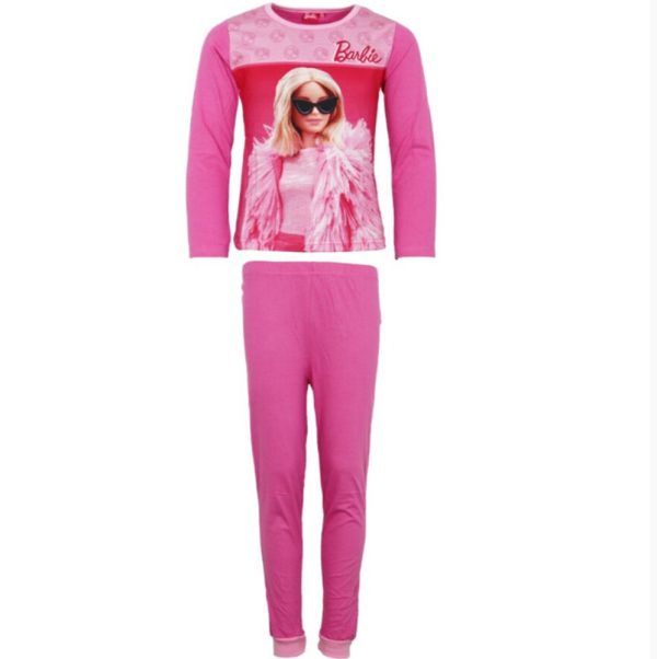 Barbie Elegant Pink lång pyjamas 4 år / 104 cm