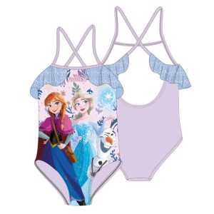 Disney Frozen systrar lila barnbaddräkt, 3-4 år / 98-104 cm