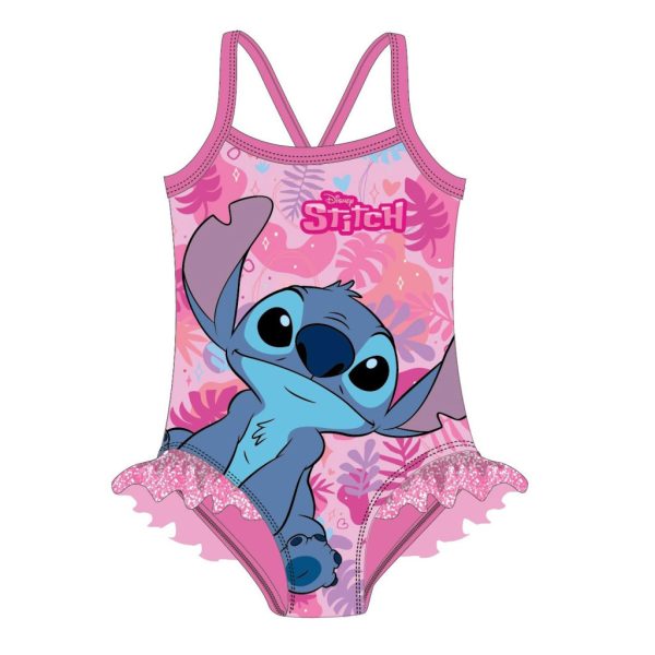 Disney Lilo och Stitch Bliss rosa baddräkt för barn 3/4