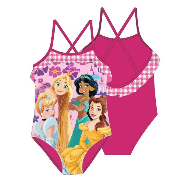 Disney Princess rutmönstrad baddräkt för barn, 104 cm