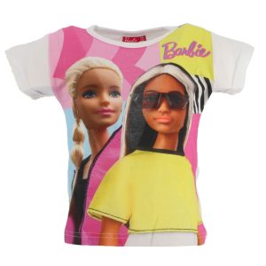 Barbie Icon White kortärmad barntröja, 5 år