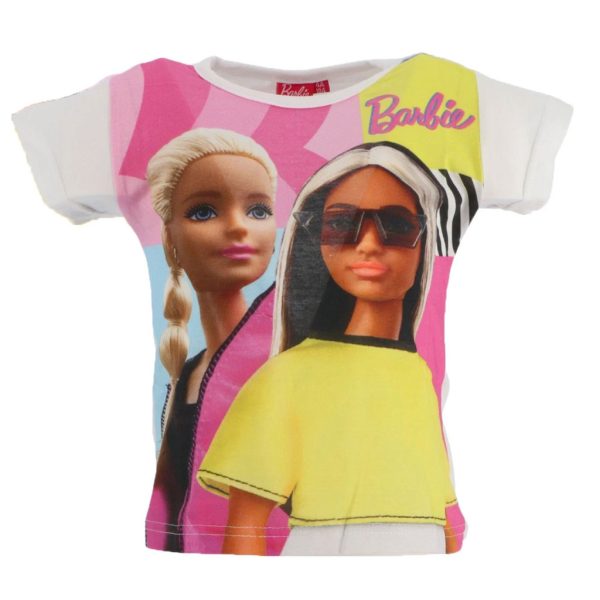 Barbie Icon White kortärmad t-shirt barn 6 år