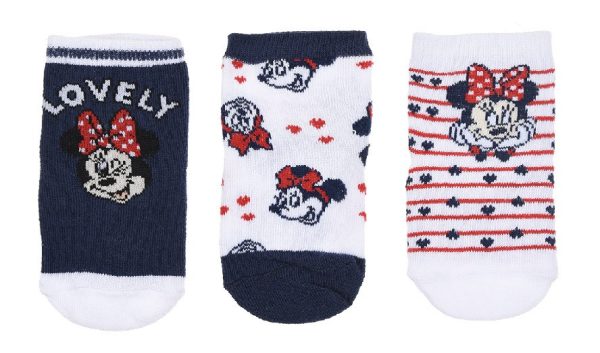 Disney Mimmi Pigg blå babysockor 0-6 månader