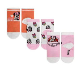 Disney Mimmi Pigg Explorer rosa babysockor 0-6 månader